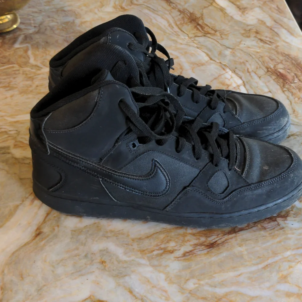NIKE Force high top black shoes-12